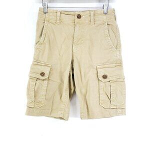 American Eagle Classic Cargo Shorts Men's Size 26 Tan Active Flex